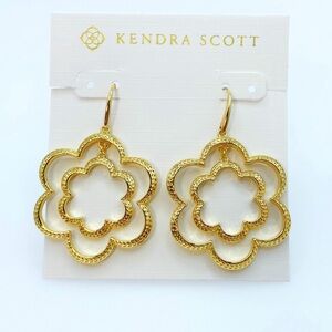Kendra Scott Susie Gold Open Frame Earrings